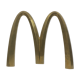 Former McDonald's brass sign 1980