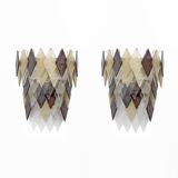 Pair of Modern Italian Murano Glass Sconces