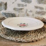 Large Digoin Sarreguemines pink dish 29 cm