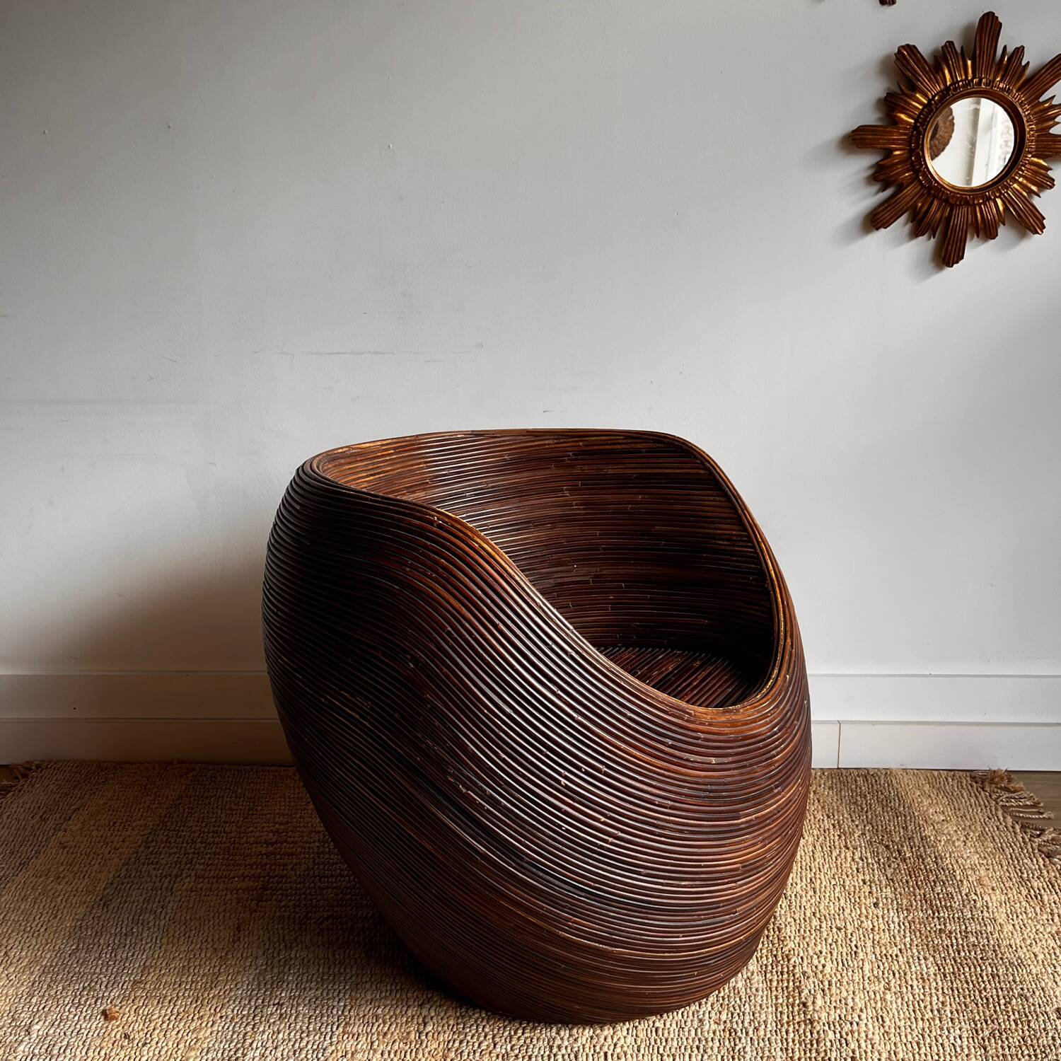 Fauteuil en rotin « Pencil reed »