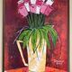 Jean-Pierre BORDERIE. The bouquet of tulips, 2009. Oil on canvas.