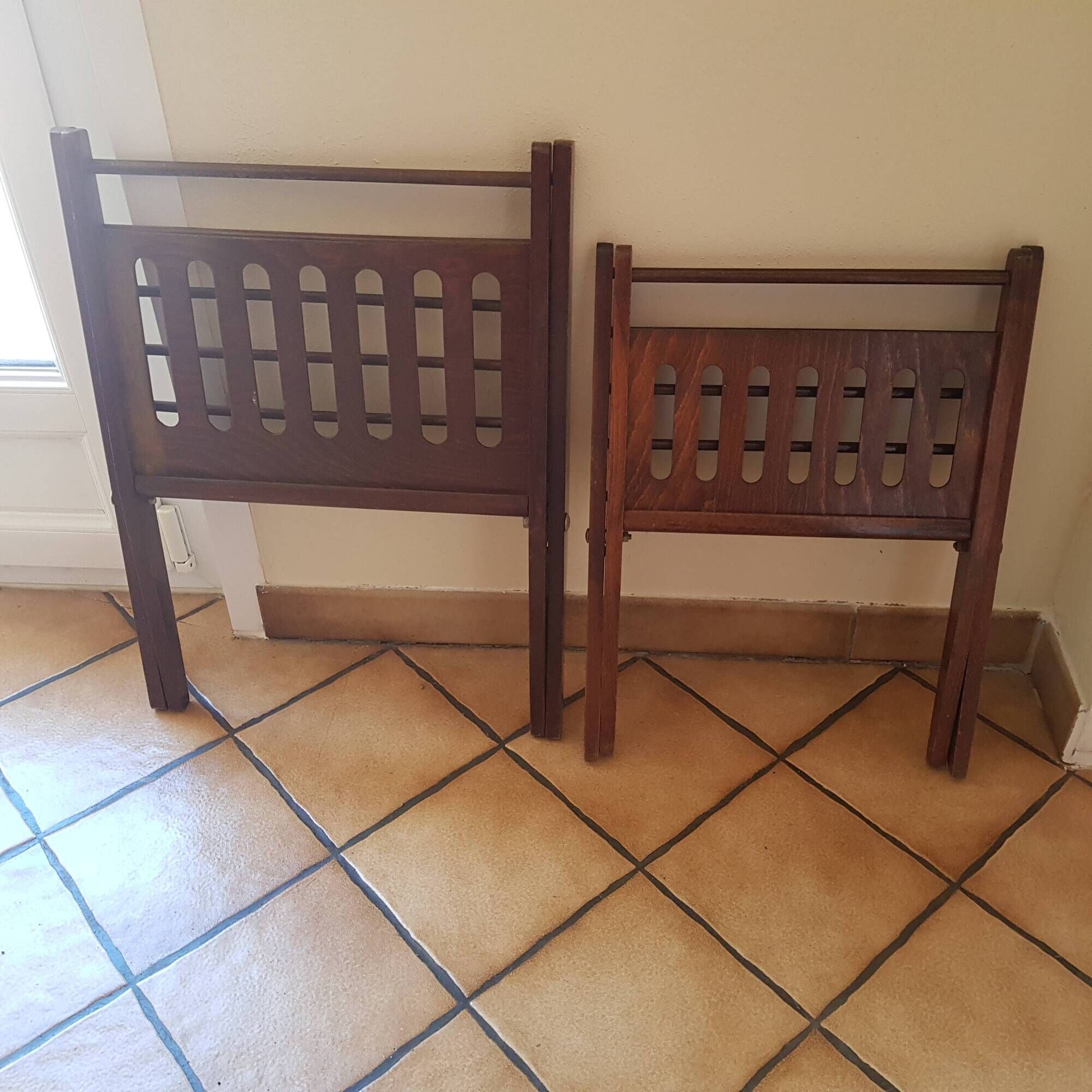 Pair of magazine holders by Cees Braakman from the 50s