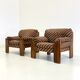 Sapporo chair by Mario Marenco for Mobil Girgi striped