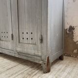 XXL workshop locker with blue patina