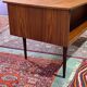 Vintage double-sided desk in teak, Scandinavian design from the 1960s.