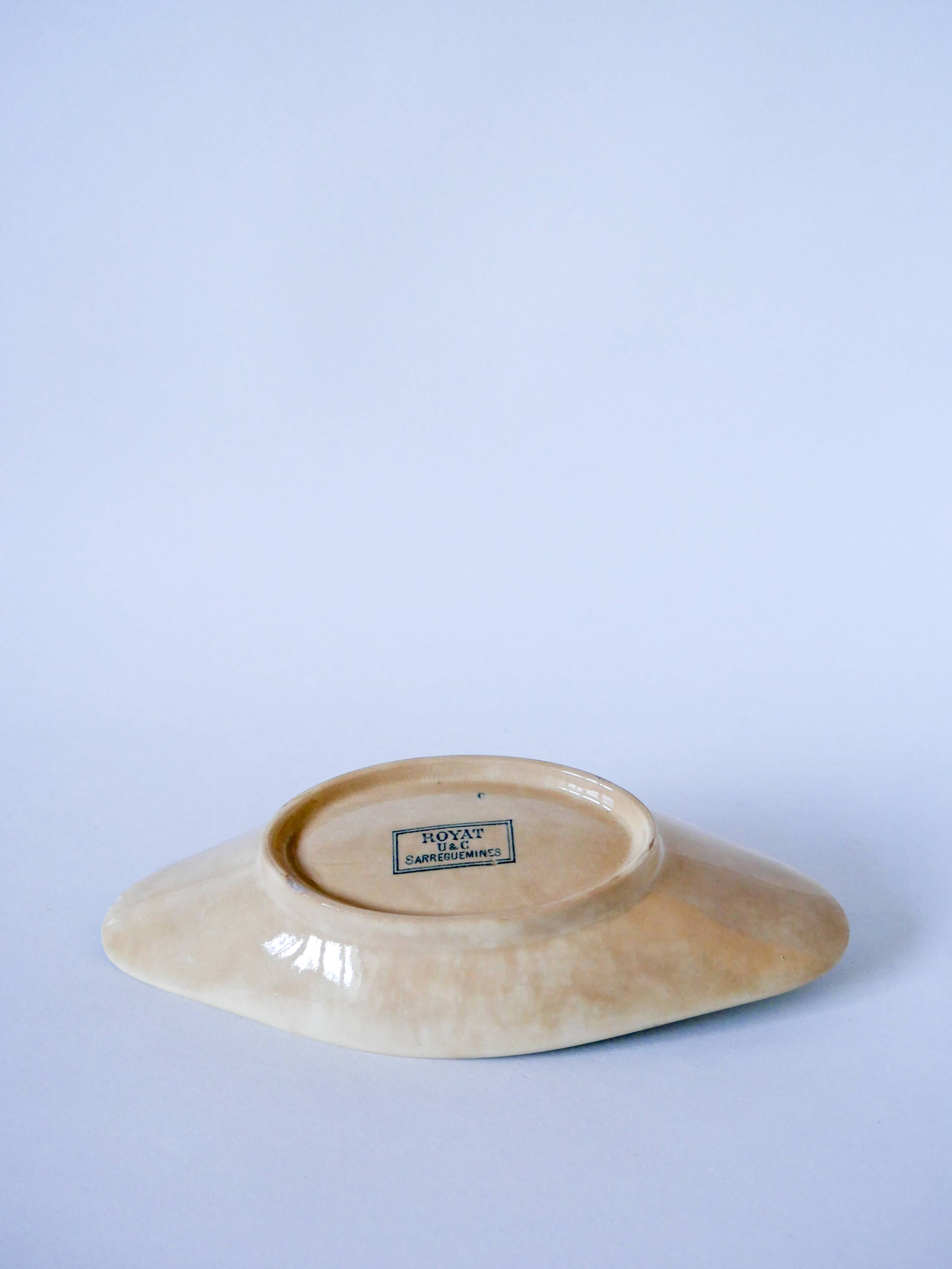 Iron Earth Ravine Digoin Sarreguemines Royat model late 19th century