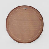 Beveled mirror round smoked glass with 2 shades, Italy