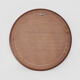 Beveled mirror round smoked glass with 2 shades, Italy