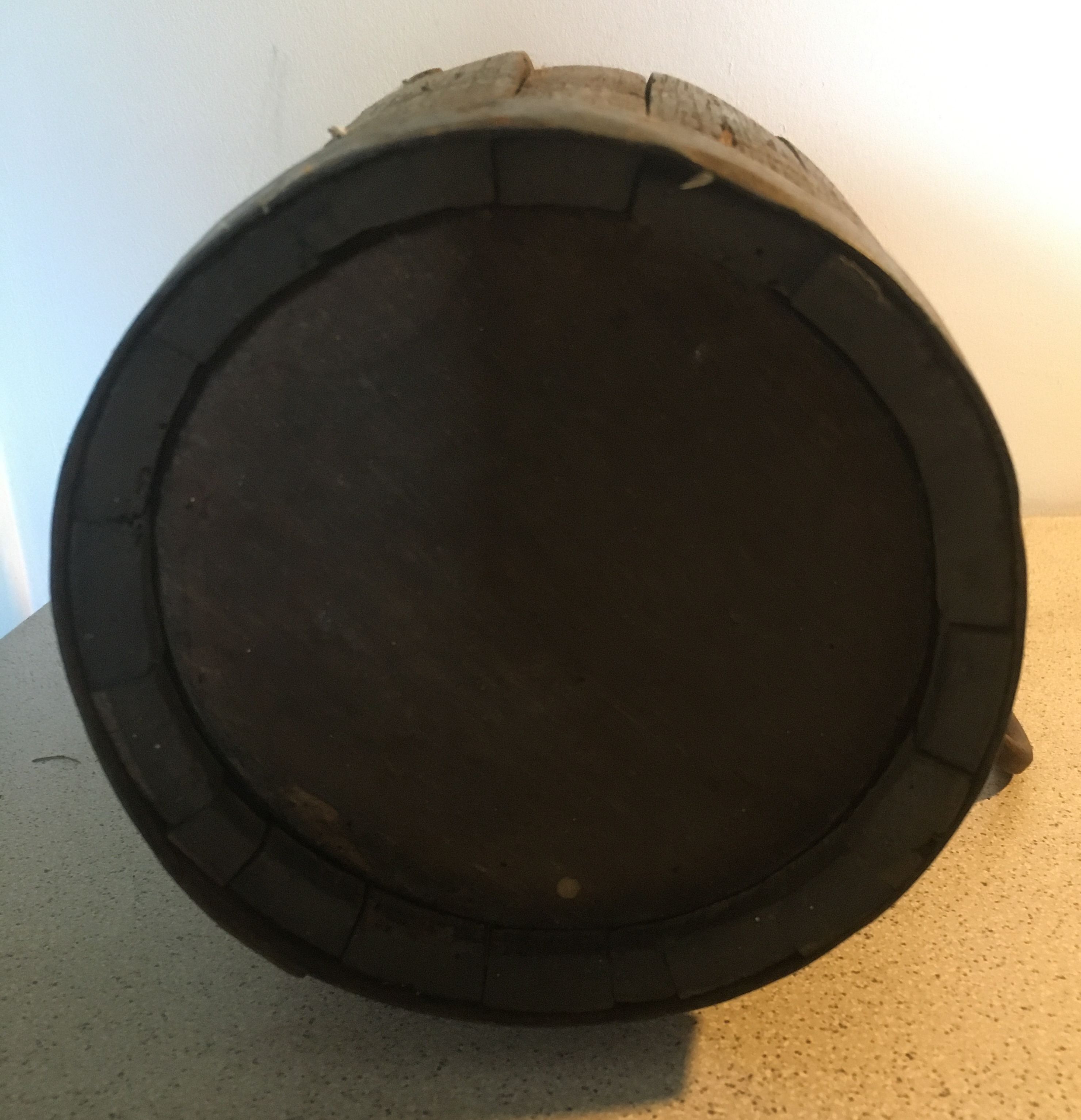 Old barrel for decoration