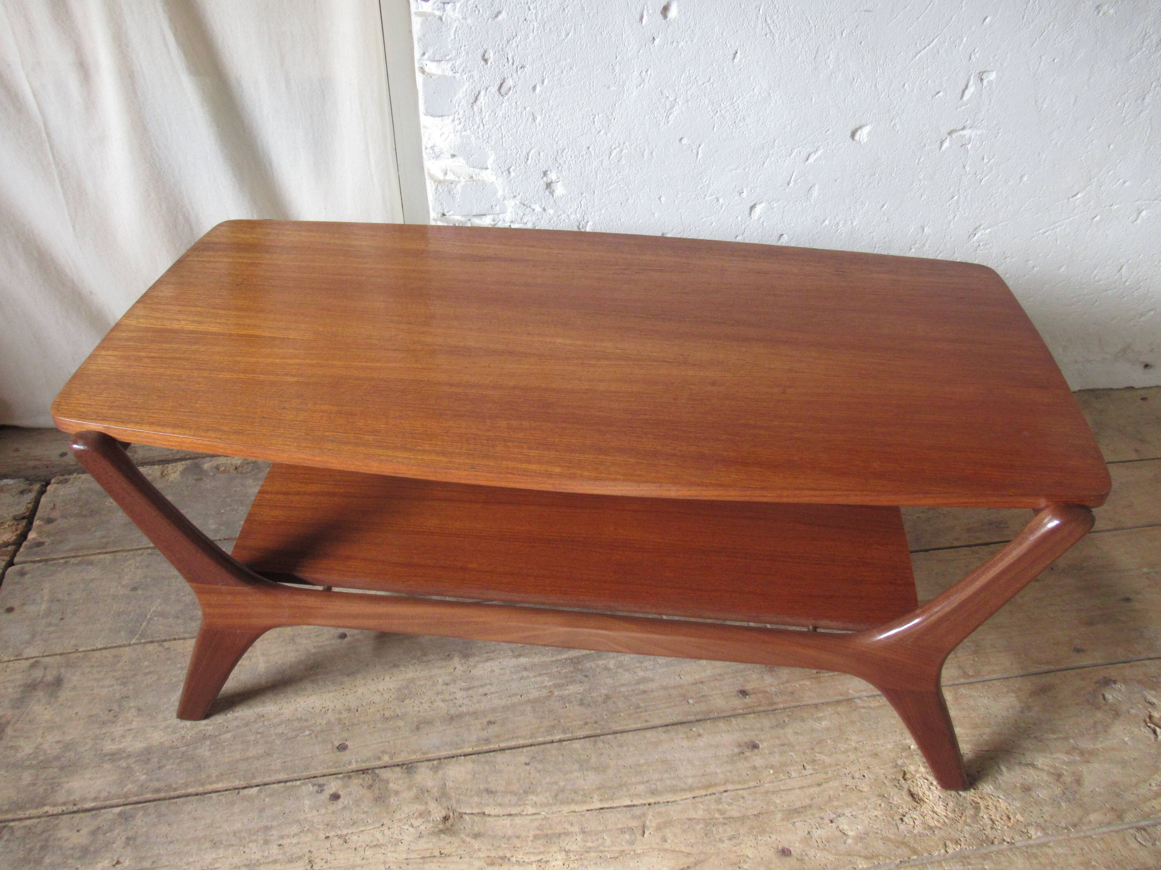 Teak coffee table