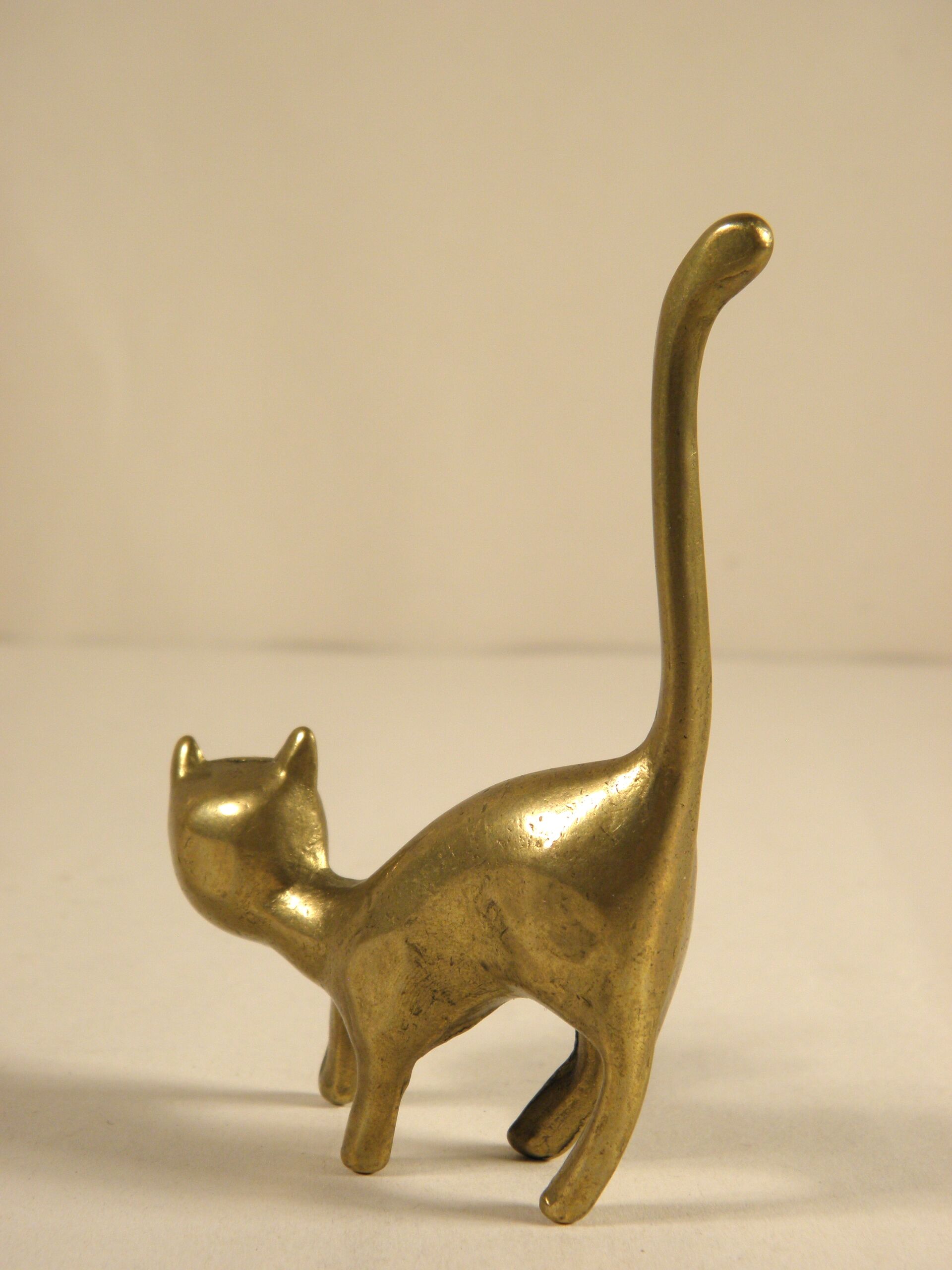 Brass cat