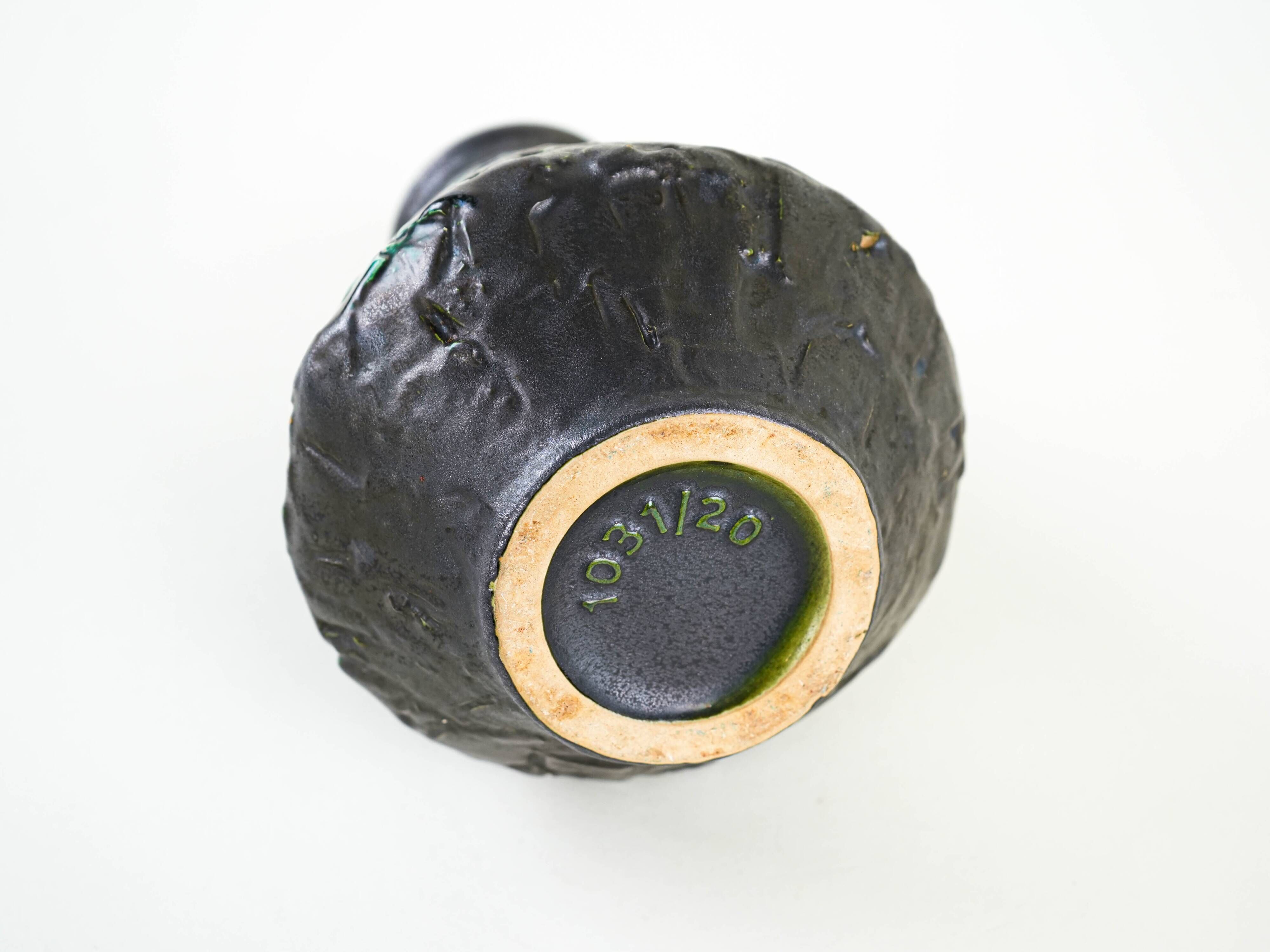 Ceramic vase, German design, 1970s, made in West Germany