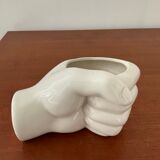 Ceramic hand vase from the 70s