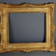 Cadre XIXe siècle style Louis XV bois stuc doré d'origine 66x57 feuillure 47x39 cm SB