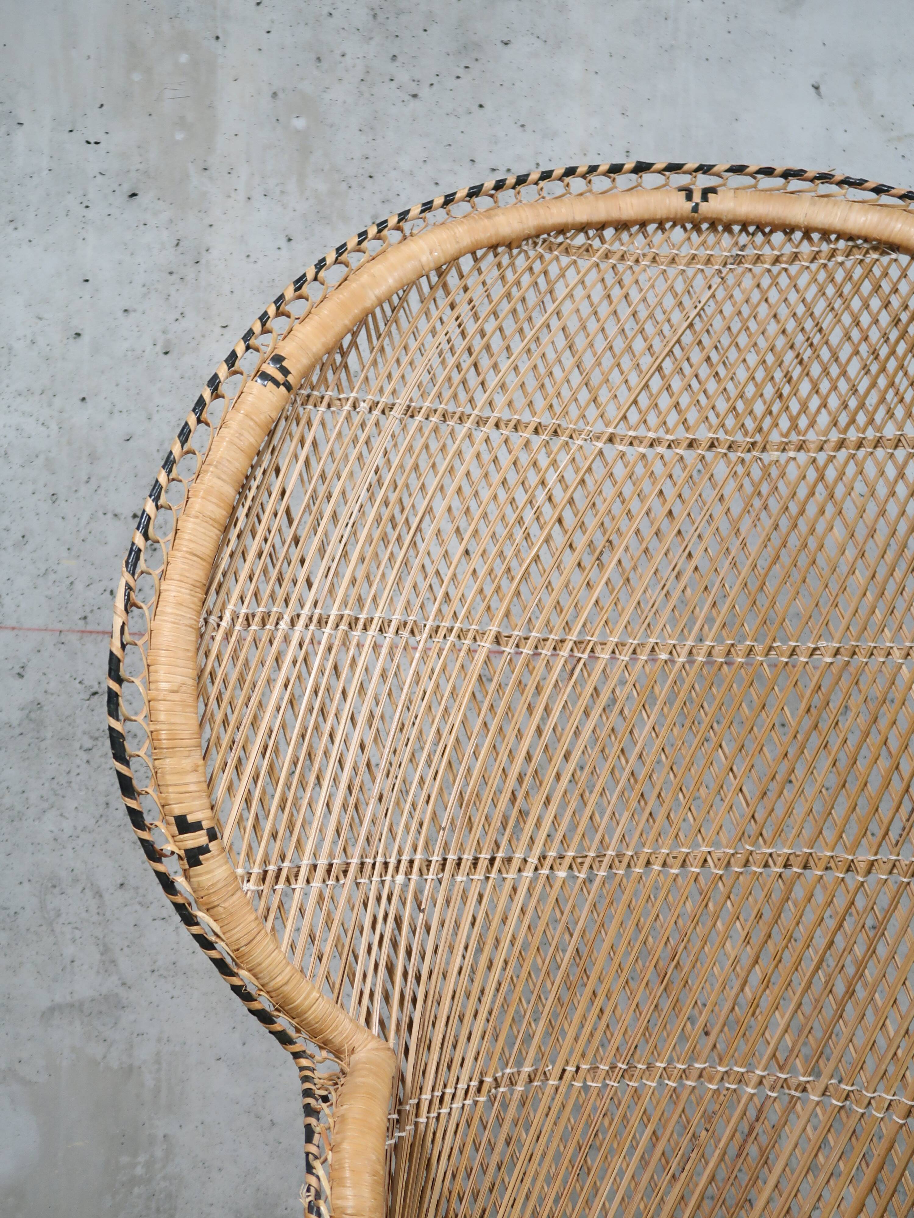 Emmanuel rattan armchair 60