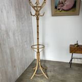 Porte-manteaux  rotin vintage