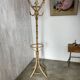 Vintage rattan coat rack