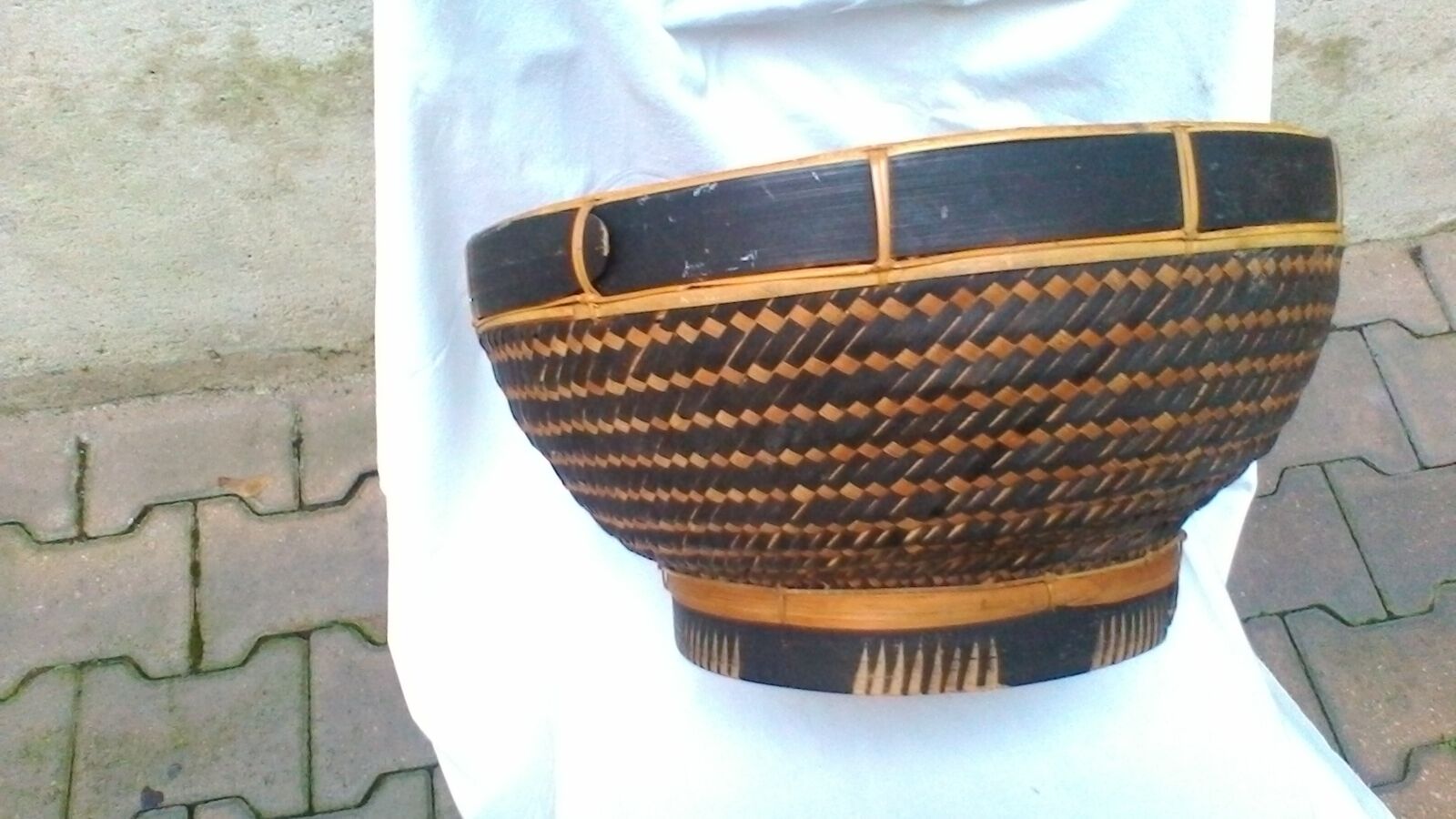 Ethnic bamboo cup