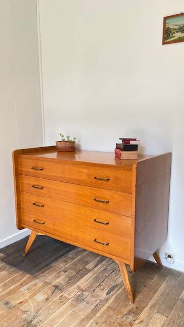 COMMODE Pieds Compas VINTAGE