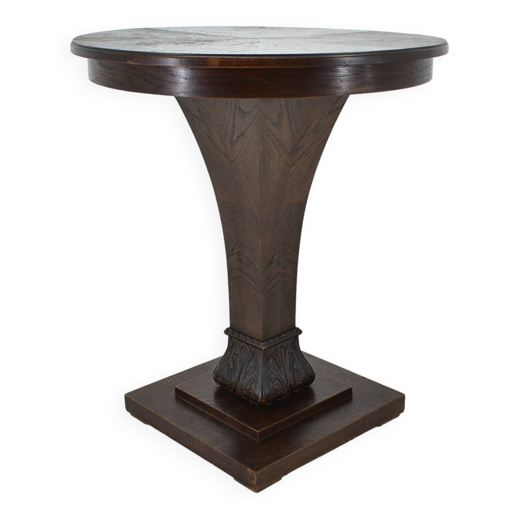 1920s Art Deco Occasional Coffee Table and tablecloth