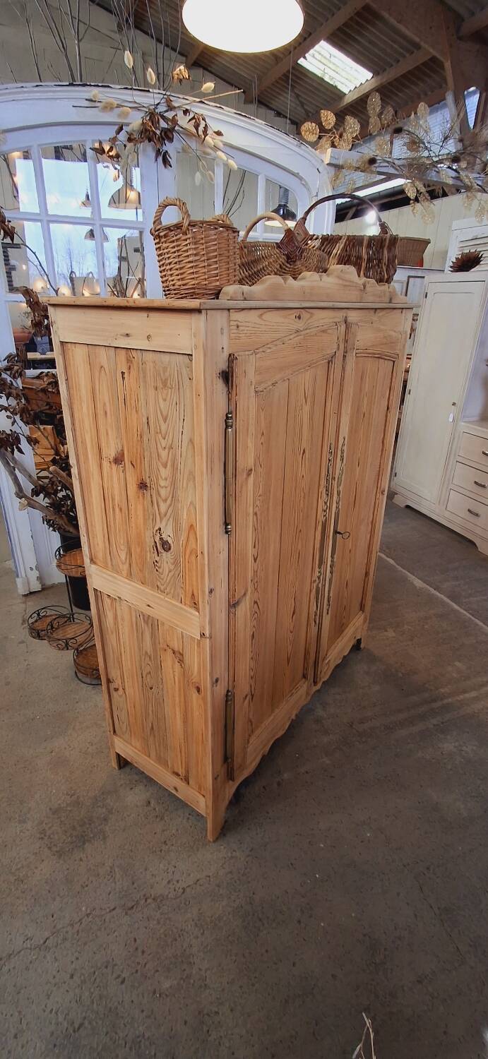 Antique fir wardrobe