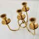 Chandelier 4 brass branch 80's