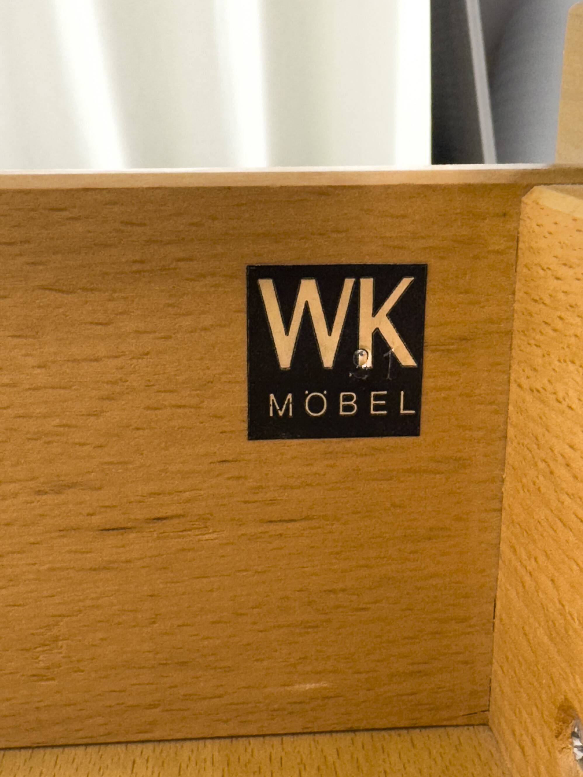 Teak chest of drawers from WK Möbel, 1960s