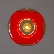 Lampe pendentif UFO à yeux de bug orange – Massive