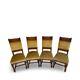four Victorian dining chairs