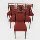 Table and 6 chairs for the dining room of the '70s