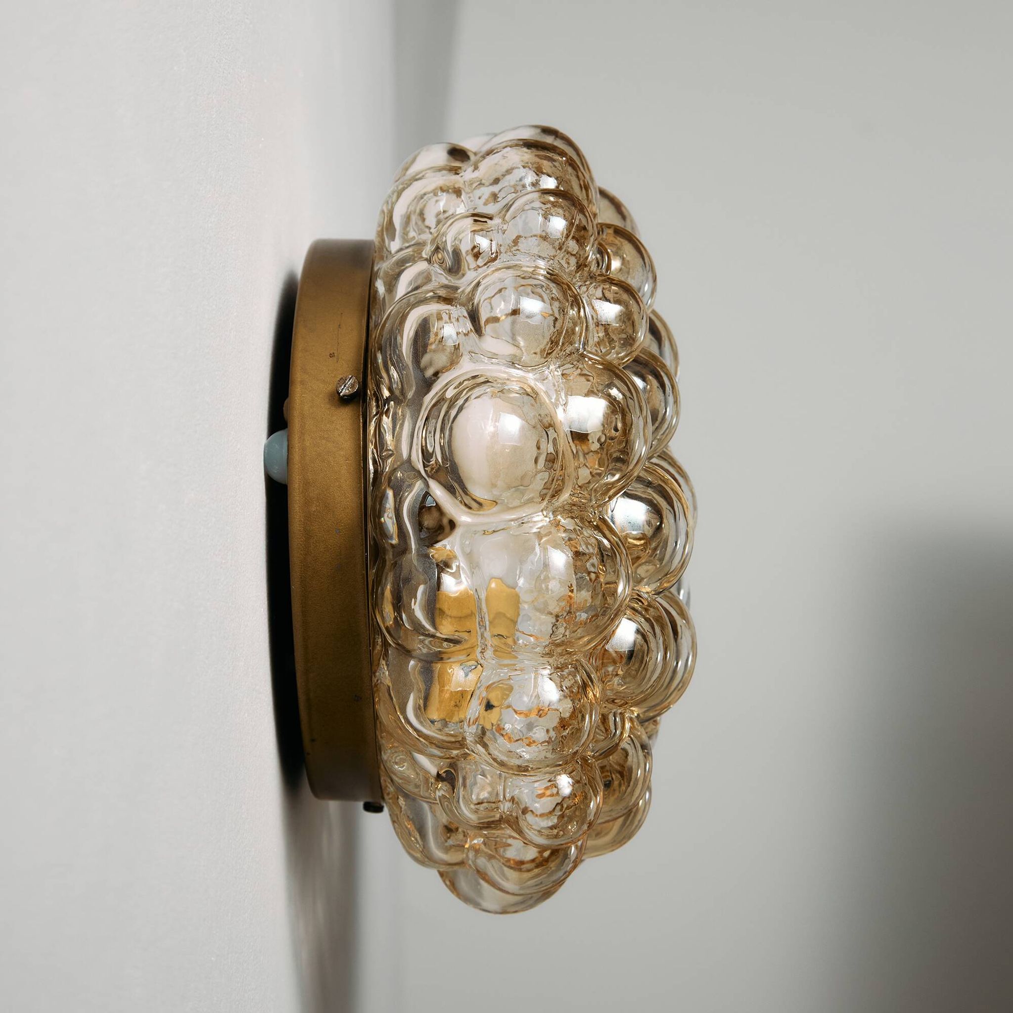 Bubble glass wall light by Helena Tynell for Limburg
