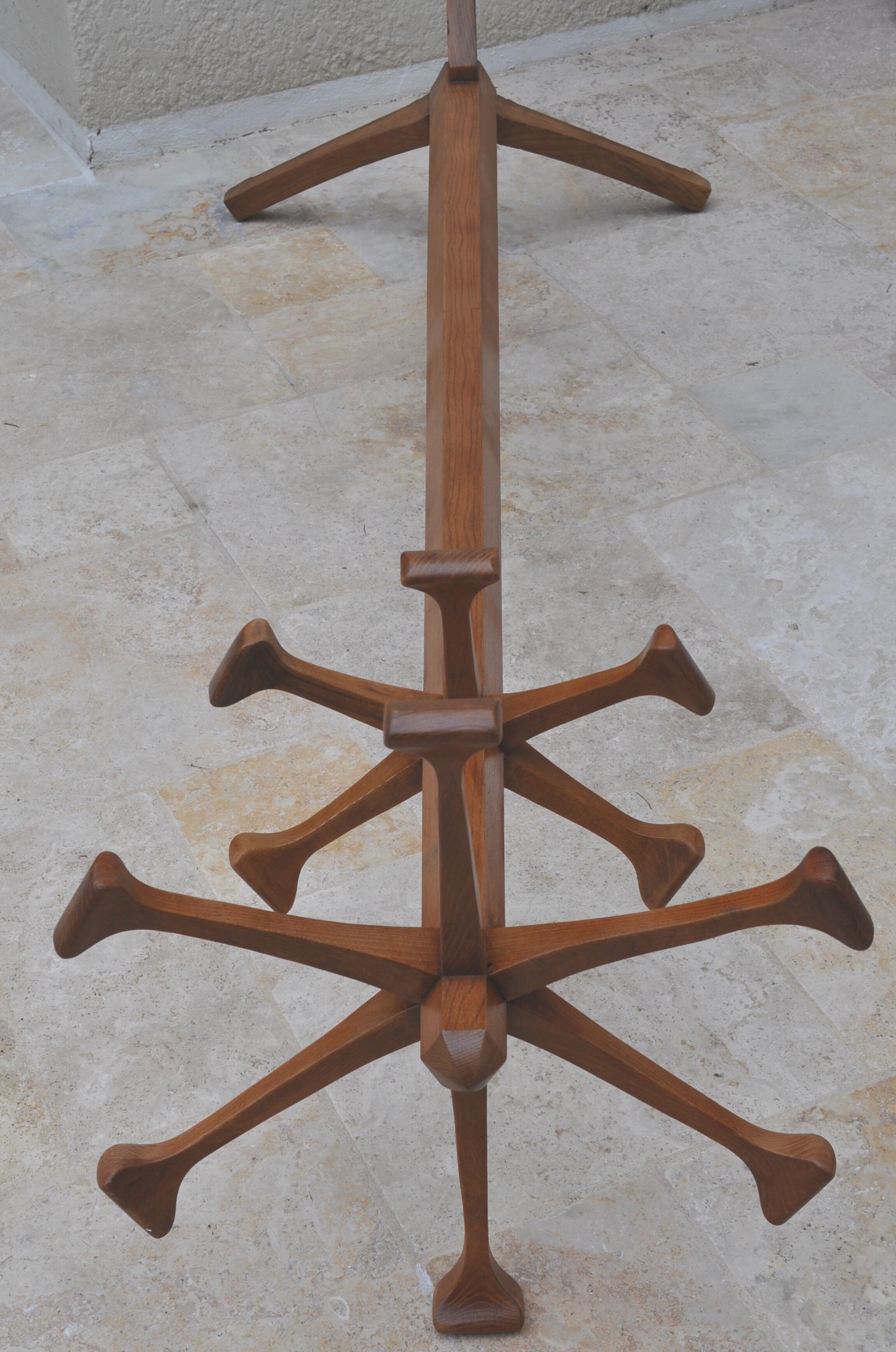 Large oak coat hanger