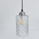 Vintage bubble glass lamp