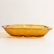 Vintage decorative plate yellow mid-century, Italy, 1960s