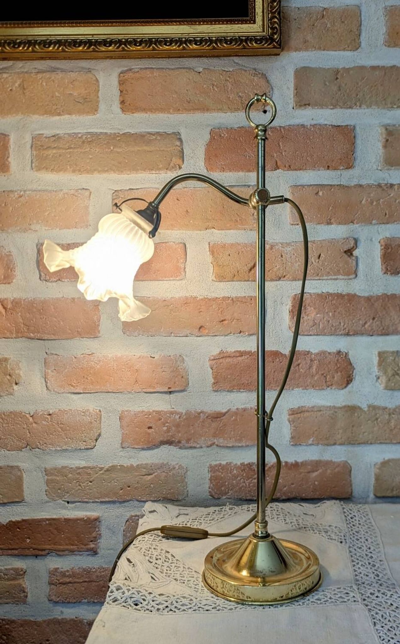 Lampe d'étudiant notaire chevet vintage