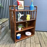 Rattan shelf