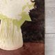 Watercolor with vintage thrush