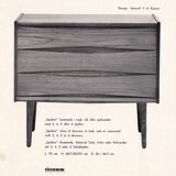 Commode d'Appoint "Spekter" Danoise des Années 1960 en Palissandre par Fredrik Kayser