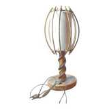 Vintage rattan lamp