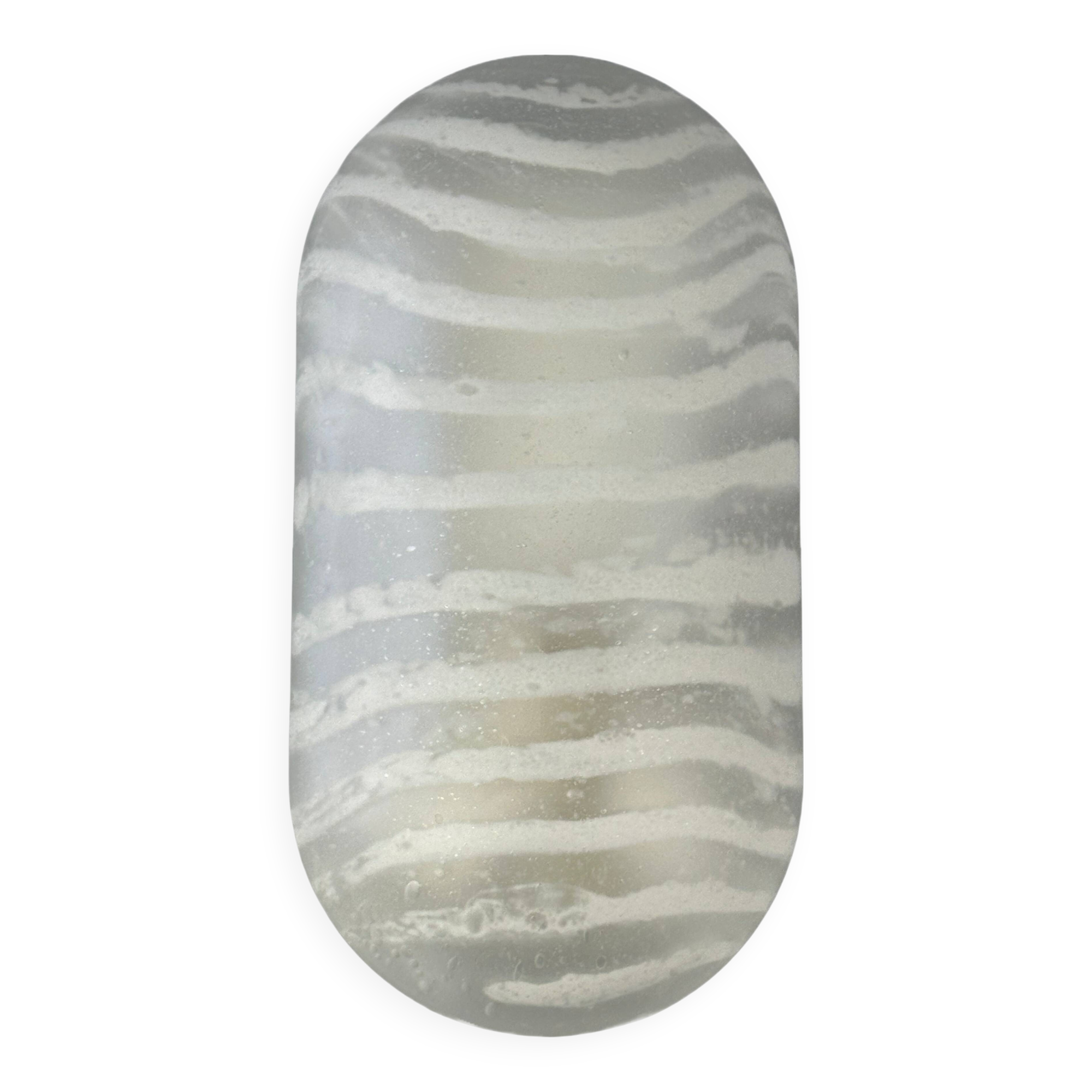 1960s/70s Wall Lamp Peill & Putzler Germany Glass & Metal Space Age Design