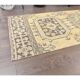 1970s Turkish Oushak geometric wool rug 72x323
