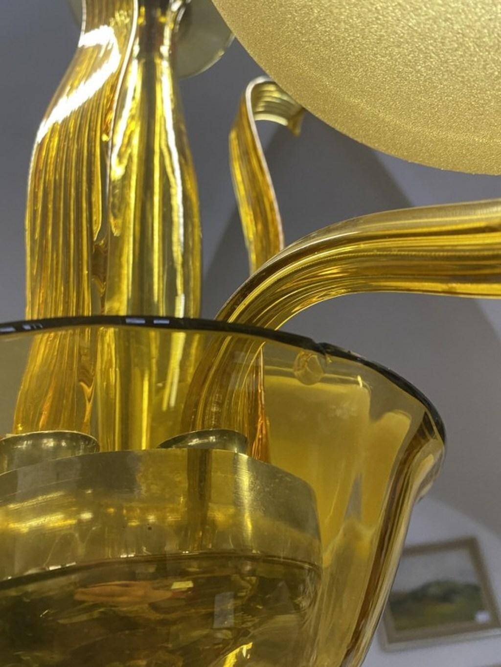 Murano Yellow Lustre