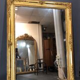Mirror 125x97 cm beginning XIX gold leaf gilding