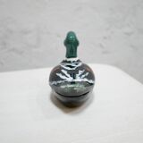 Vintage ceramic duck terrine by Michel Caugant