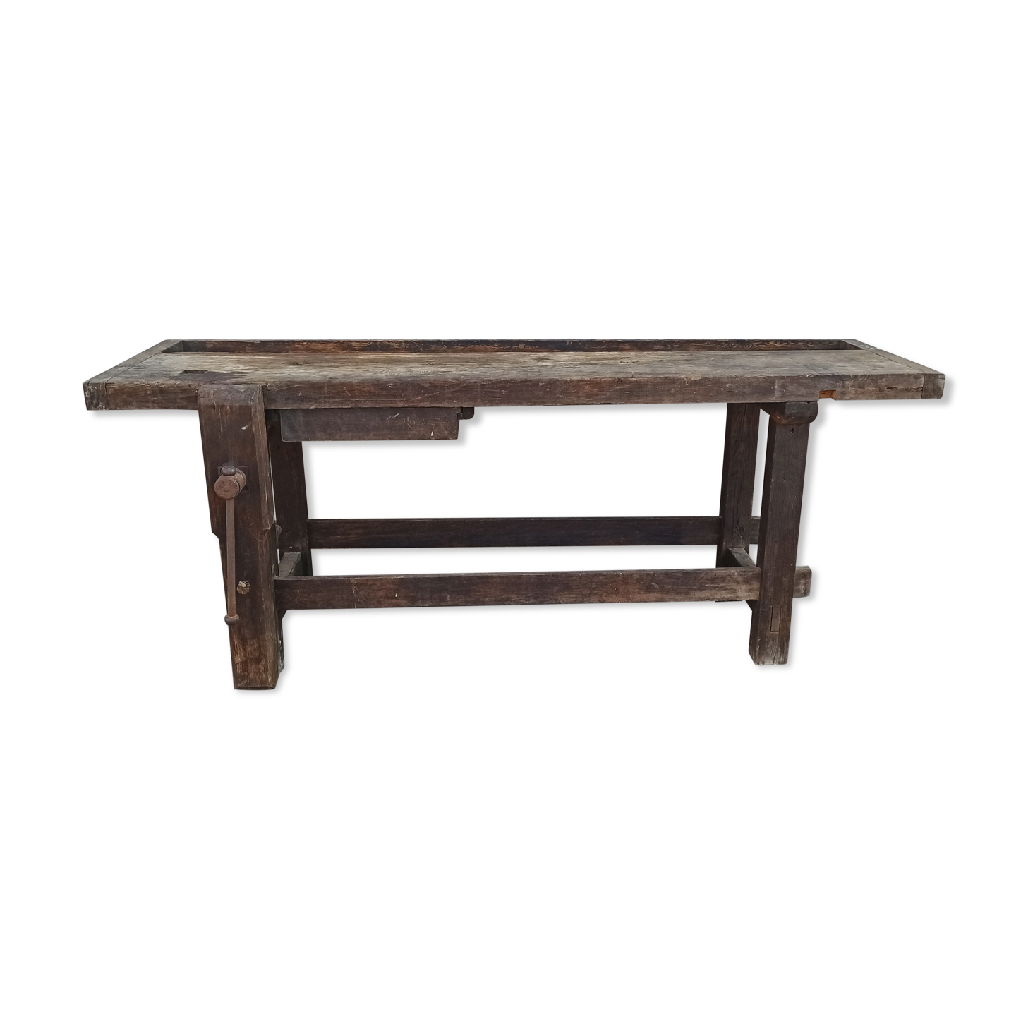 Old wooden workbench