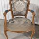 Pair of Louis XV Cabriolet Armchairs in Walnut – 18th Century Style