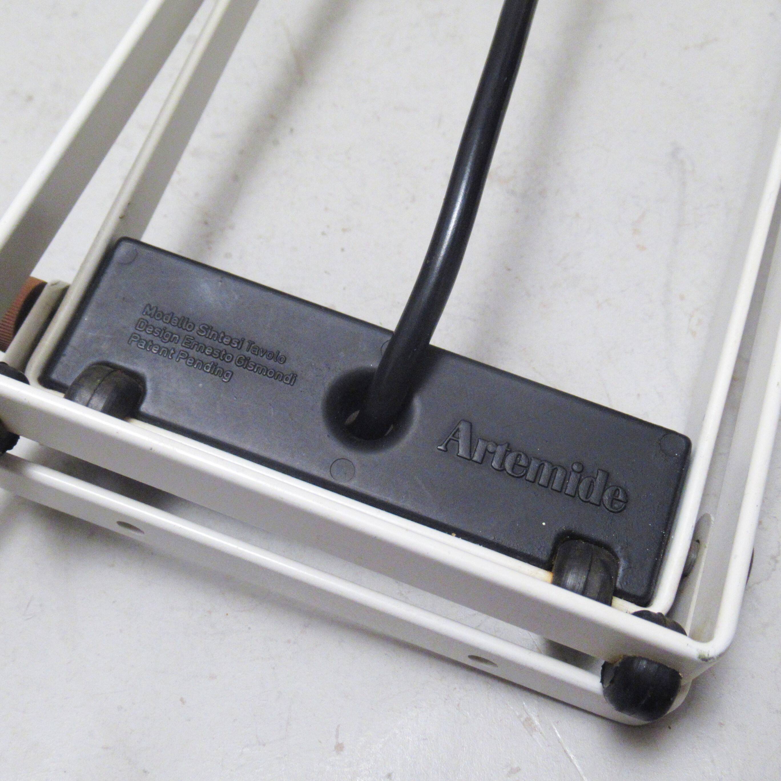 Sintesi Tavolo lamp by Ernesto Gismondi Artemide 1975