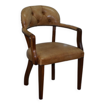 House of Chesterfield leather office chair