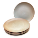 5 Village CNP stoneware dessert plates