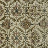 One-of-a-kind turkish handwoven vintage rug - rustic vintage charm 265x 166